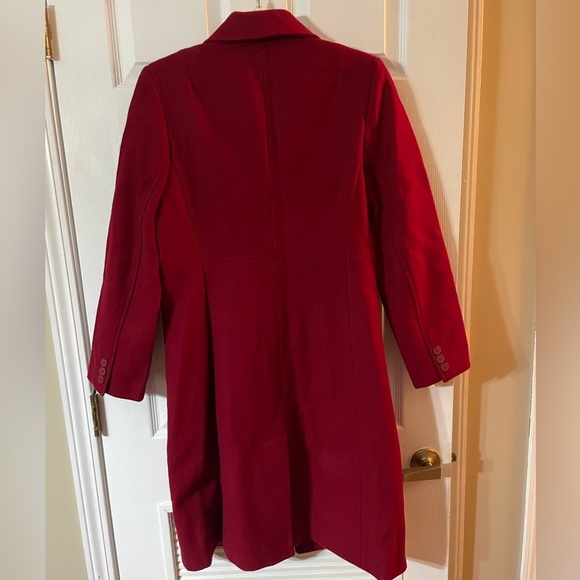 Merona Women's Deep Red Coat - Picture 2 of 8